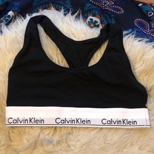 New Calvin Klein black bra / bralette / sports bra